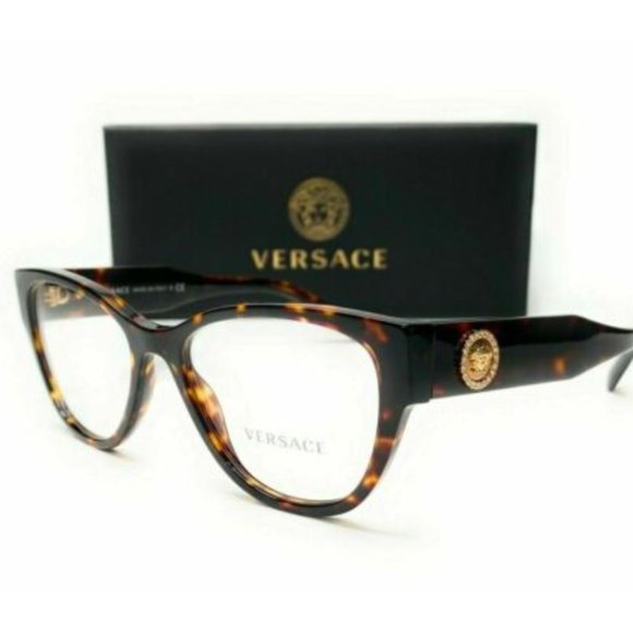 Versace VE3373U Eyeglasses | LensCrafters Versace Women\'s Dark Havana Eyeglasses!